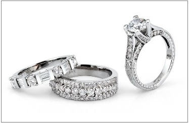 Diamond ring setting Image